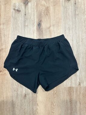Under Armour Women's Fly By 2.0 Shorts - Black - Small